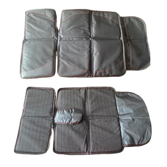 Child Car Seat Protector with Mesh Pocket Non-Slip Backing Waterproof Stain Resistant Thick Padding Baby Car Seat Cover