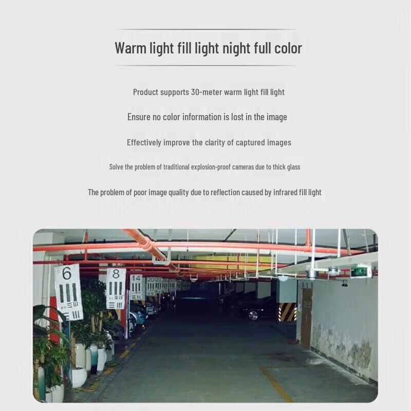 Dahua Explosion-Proof 4MP PoE Full-Color Night Vision Security Camera CN plug (adapter included)