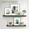 An&He 8x10 Picture Frames, Rustic Vintage Photo Frame with HD Plastic Cover, for Wall Hanging or Tabletop Display, Excellent Decorative Artwork (OW)
