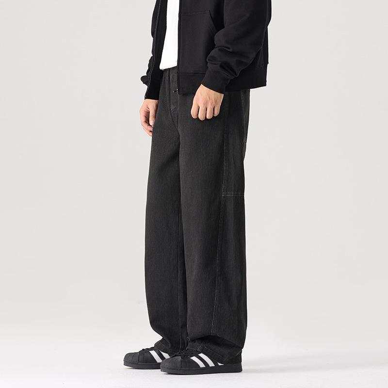 Autumn and Winter American Trend Tooling Casual Pants Men's Loose and Versatile Wide-leg Drape Japanese Retro Straight Trousers
