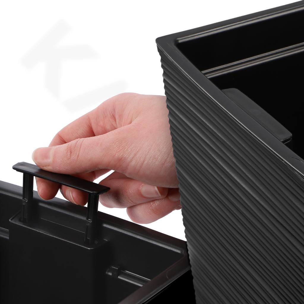 KADAX Flowerpot Flowerpot + Insert Garden Flowerpot Tall Terrace 19x56cm