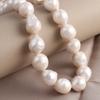 1String, White Natural Freshwater Pearls, Baroque Round Pearl Beads, 11-13mm, for DIY Jewelry Making, Unique Birthday Party Wedding Crafts, 36cm