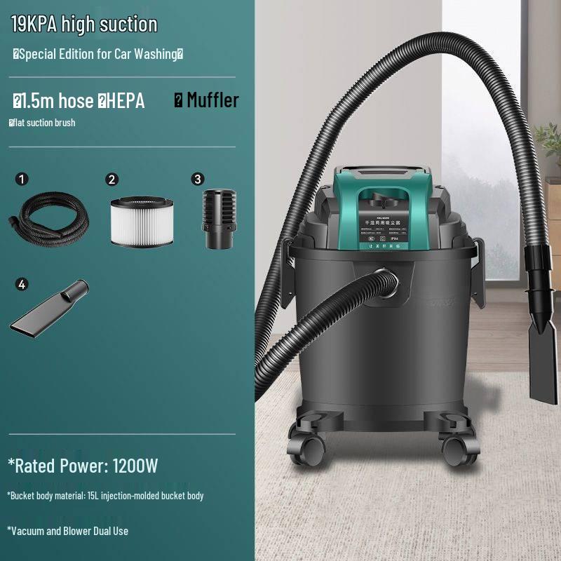 Large Suction Wet & Dry Vacuum Cleaner for Home & Industrial Grout Cleaning