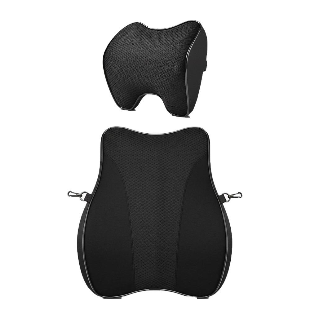 Mesh Lumbar Support Pillow Mesh Breathable Waist Cushion Universal Car Headrest Waist Support