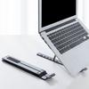 Ergonomischer faltbarer Laptop-Ständer Tragbarer Desktop-Ständer Verstellbar 6 Stufen Vertikal Platzsparendes Dock für Laptop Tablet