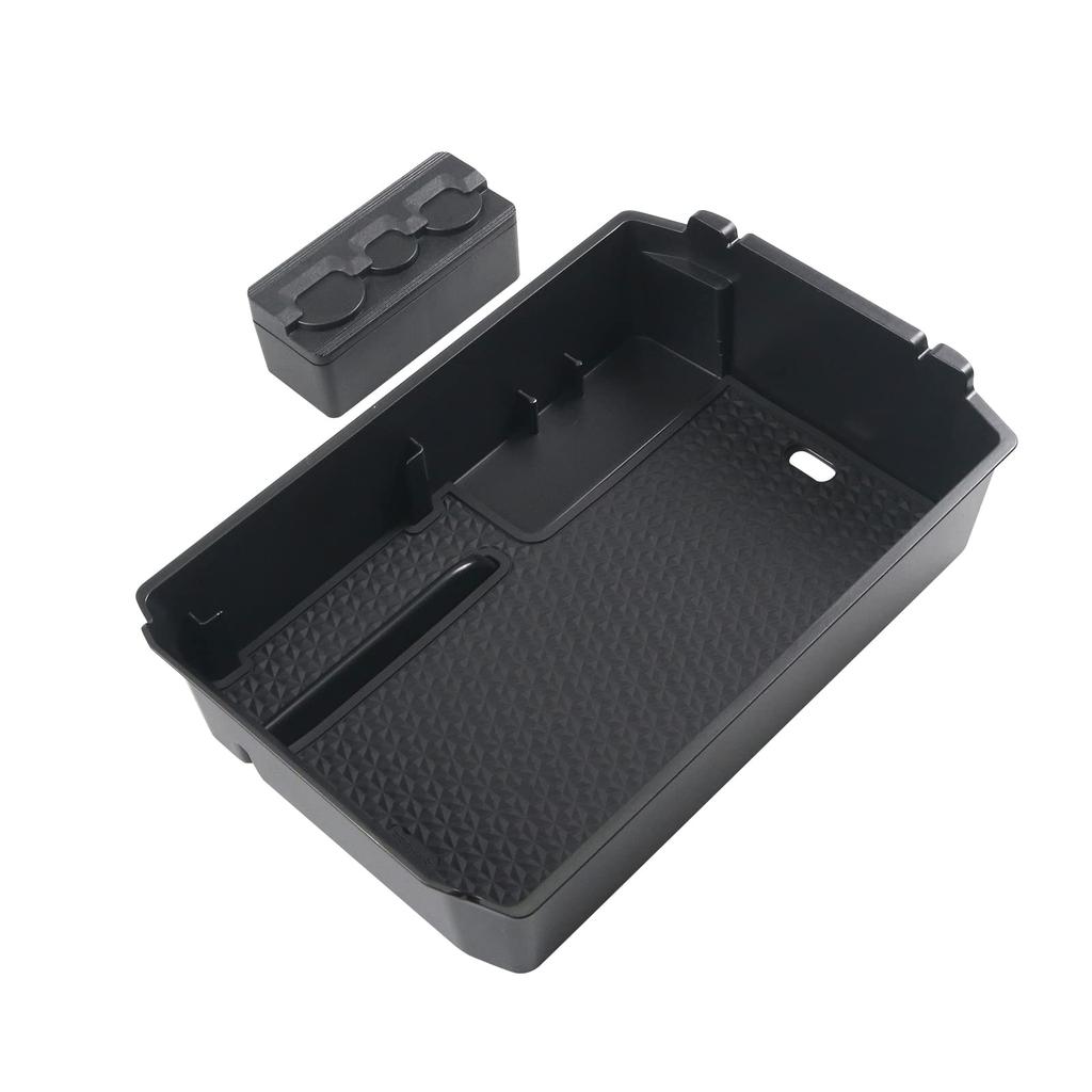 HUAHAO Mittelkonsole für den neuen Mitsubishi Eclipse Cross Autoaufbewahrungskonsole Eclipse Cross ABS-Material mit USB Eclipse Cross PHEV Mitte Innenraum