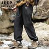 JEEP SPIRIT Men's Korean Style Cargo Jogger Pants