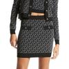 Ss23 Letter Logo All Over Print Slim Fit Short Casual Skirt Women Skirts Black MR370805KZ-0018