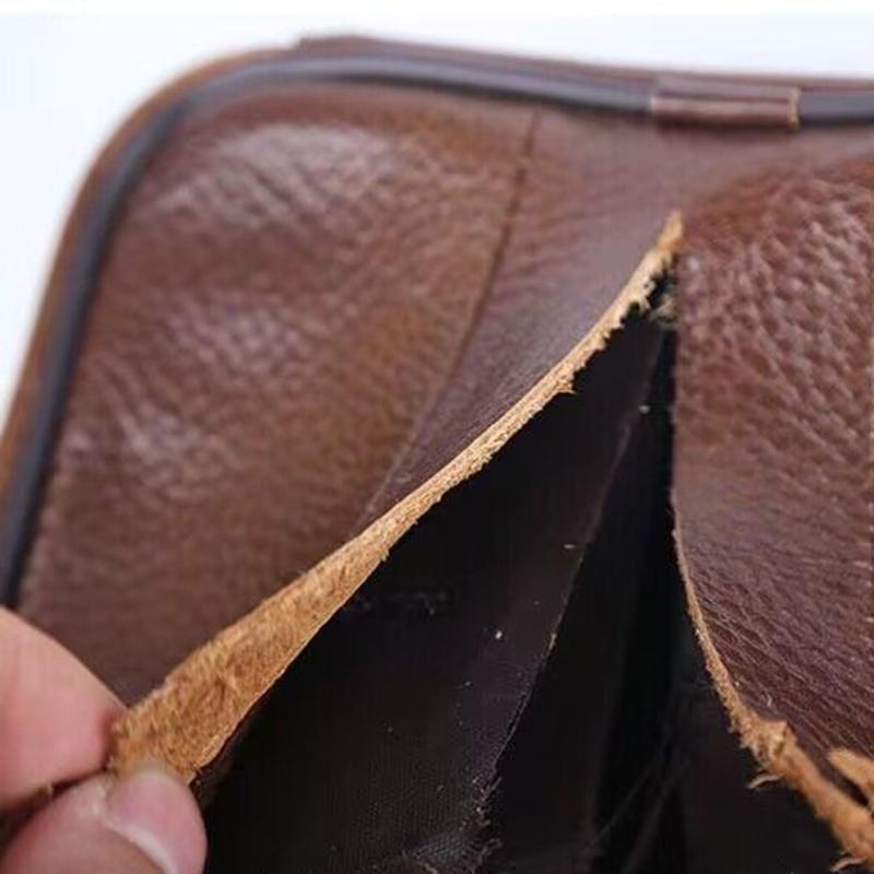 Men's Genuine Leather Crossbody Shoulder Bags High Quality Tote Fashion Business Man Messenger Bag Leather Bags Fanny Pack