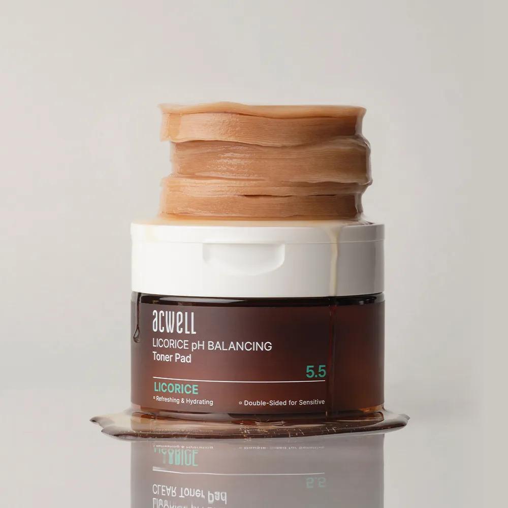 Acwell Licorice pH Balancing Toner Pad 70P