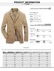 Men's Plus Size Cotton Blazer, Spring/Autumn Style, Casual Suit Jacket 817#