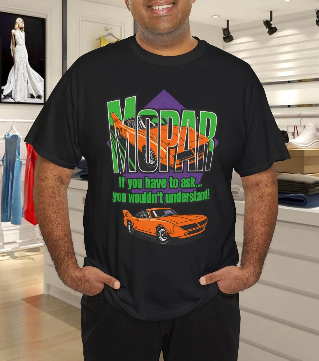 Men s and Women s T-shirts Mopar Car Racing Tee nascar honda T-Shirt XS