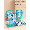 Children Early Education Toys Magical Book with Pen Water Drawing Montessori Toys Gift Reusable Coloring Book Magic Drawing Book