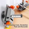 Holz-Anreißwerkzeug 7cm Verstellung Multifunktions-Parallellinien-Zeichenwerkzeug Holzbearbeitung Linienmarkierer