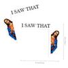 Jesus I Saw That Door Hanger Hand Painted Frame Corner Decoration For Indoor Outdoor