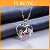 Stylish Animal Themed Heart Shaped Necklace For Girls Perfect Gift For Lovers