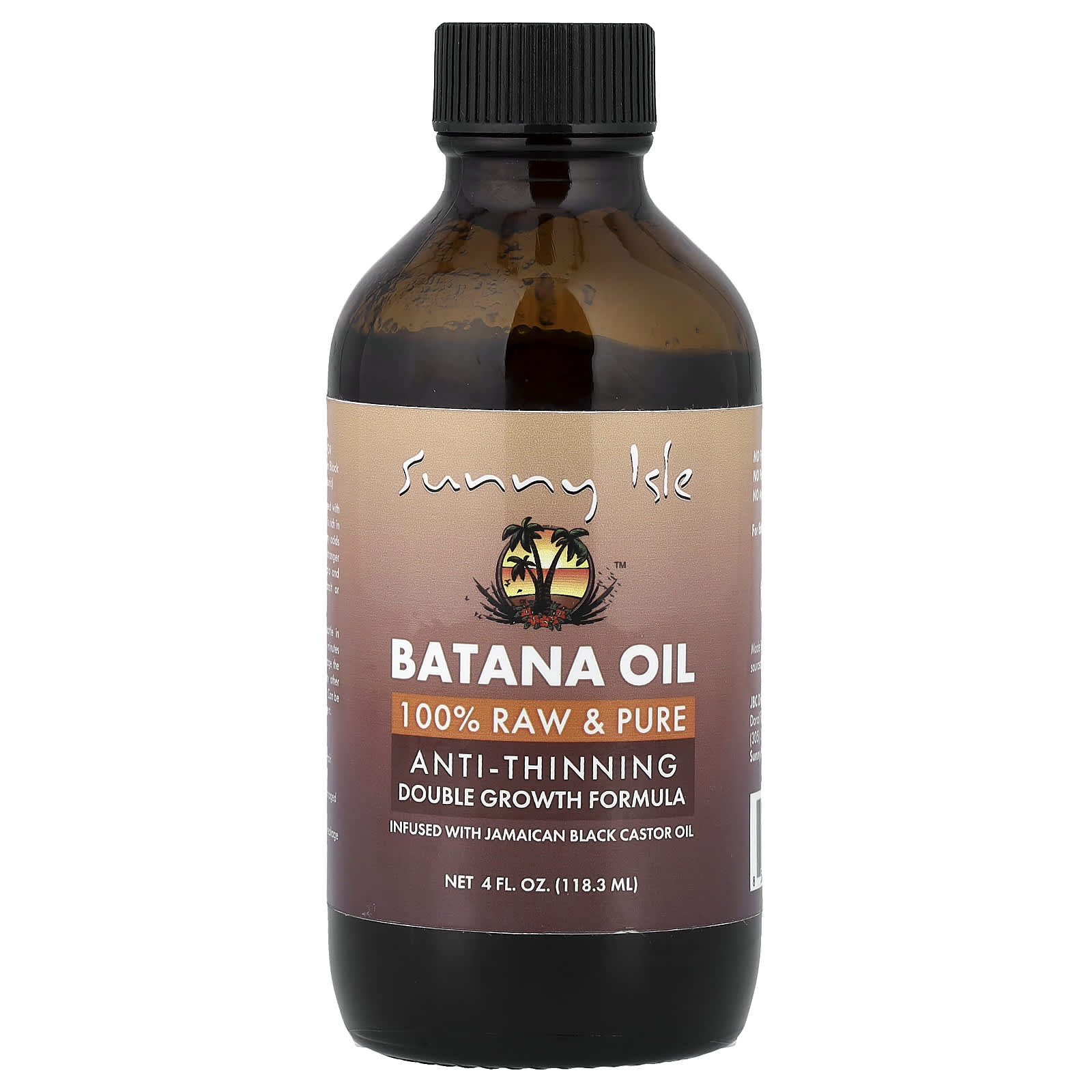

Sunny Isle, 100% Raw & Pure Vatana Oil, 4 fl oz (118.3 ml)