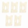 5 Pcs IC Card Holder Windshield Card Display Sleeve for Community Personnel Vehicle Management with Suction Cup
