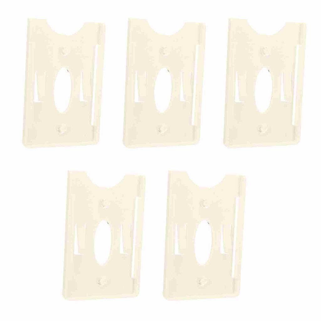 5 Pcs IC Card Holder Windshield Card Display Sleeve for Community Personnel Vehicle Management with Suction Cup