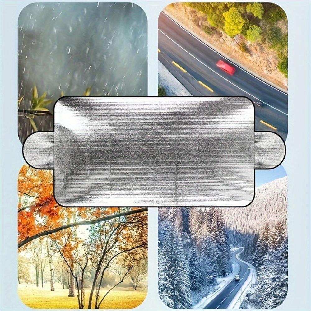 Auto-Schneeabdeckung, universeller Anti-Schnee-Schutz für die Windschutzscheibe vorne und hinten, Visier, Staubschutz, Winter-Windschutzscheiben-Sonnenschutz