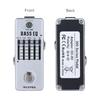 Rowin Bass Guitar Equalizer Effect Pedal 5 Band EQ Aluminum Alloy Body True Bypass