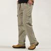 Pantaloni cargo multitasche da uomo, pantaloni casual dritti alla moda primavera estate, pantaloni cargo larghi da uomo