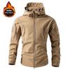 Men's Winter Fleece Outdoor Jackets Camping Hiking Trekking Fishing Climbing Cargo Hoodie Coat
