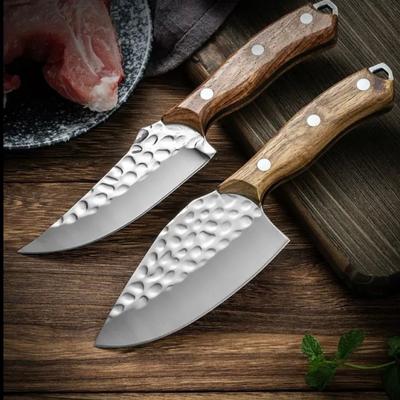 Boning Knife Forged Rosewood Handle Kitchen Knife Stainless Steel Kitchen Knife Meat Cleaver Fish Knife