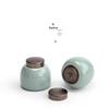 Ceramic Tea Caddy with Aluminum Lid