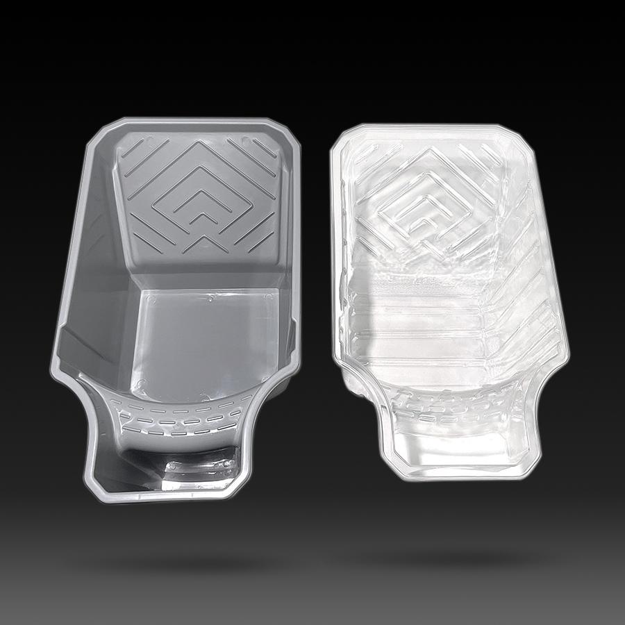 4-Inch Handheld Paint Cup with Roller Frame - Durable PP Material, Large Capacity, Easy Matching for Brushes & Rollers, Gray