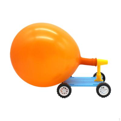DIY Balloon Car Toy Powered Science Project Model Kits Handicrafts Early Educational