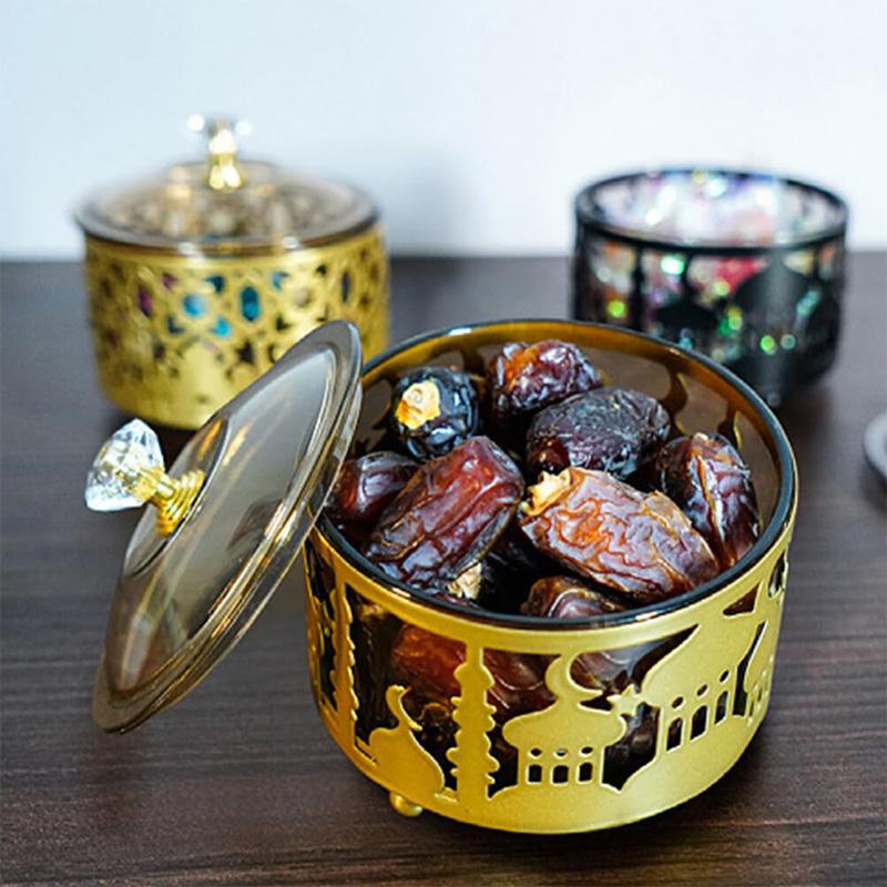 Eid Mubarak Decoration 2026 Ramadan Storage Box Candy Snack Tray Ramadan Chocolate Box Eid Dinnerware Home Decor