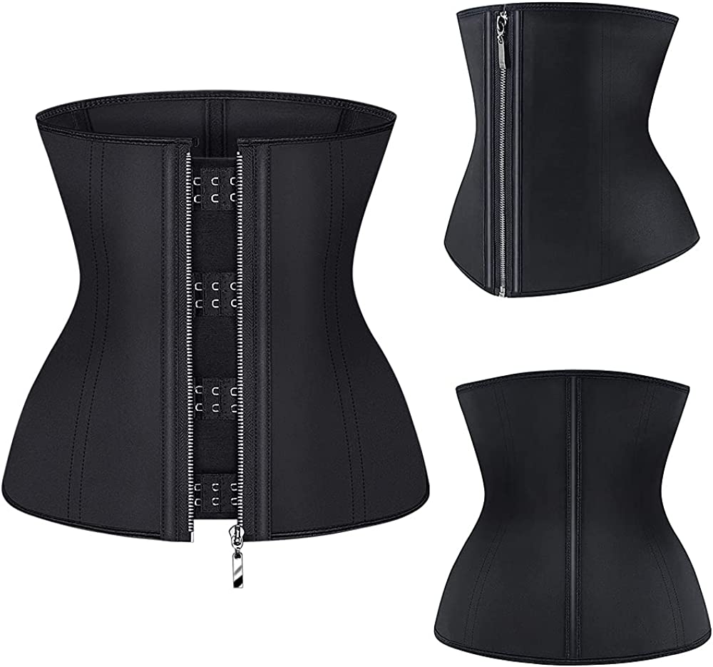 Waist Trainer Corsets Zipper Underbust Sport Girdle Hourglass Body Shaper for Women