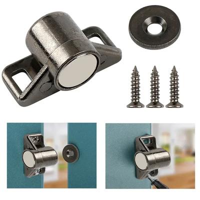 Cabinet Magnetic Catch Latch Cupboard Door Closer Zinc Alloy Drawer Wardrobe Closet Magnet Catch Furniture Door Hardware