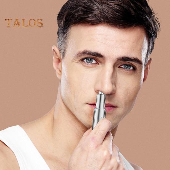 Zastřihovač chloupků v nose Bezbolestné zastřihování Hlava s kulatou čepelí Čištění chloupků Cestovní USB nabíjení Duální čepel s čepelí z nerezové oceli Depilace v nose pro muže