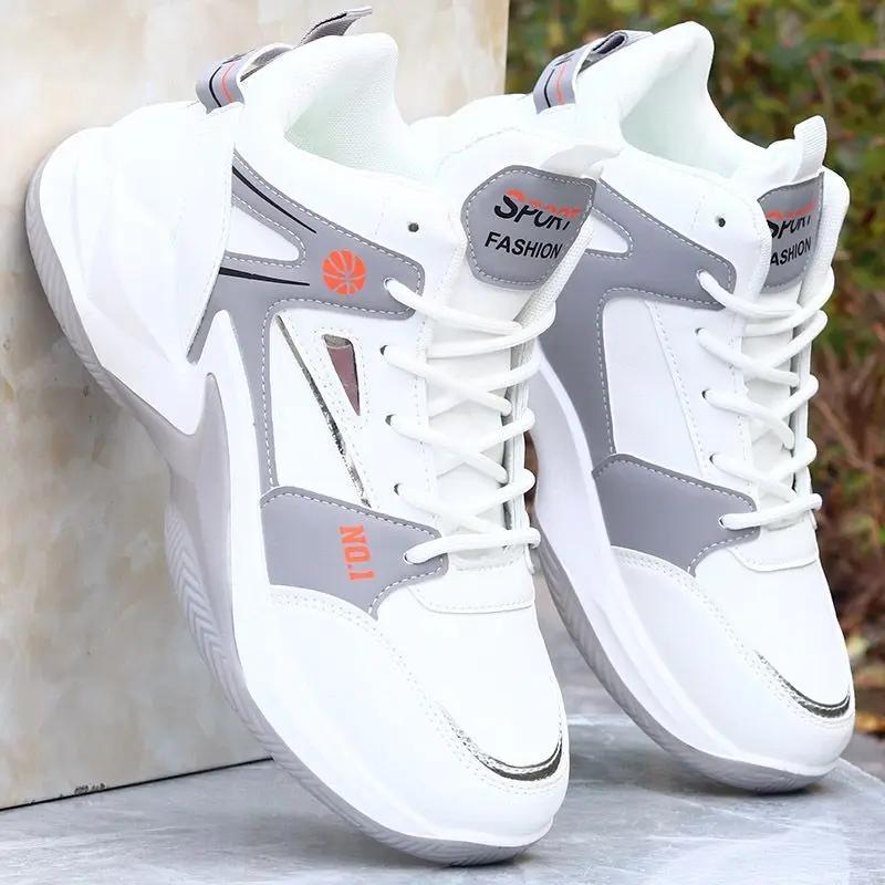 

Модные баскетбольные кроссовки 2024 года, мужские высокие дышащие кроссовки для мужчин и женщин, нескользящие водонепроницаемые повседневные спортивные кроссовки Homme Chaussure 38