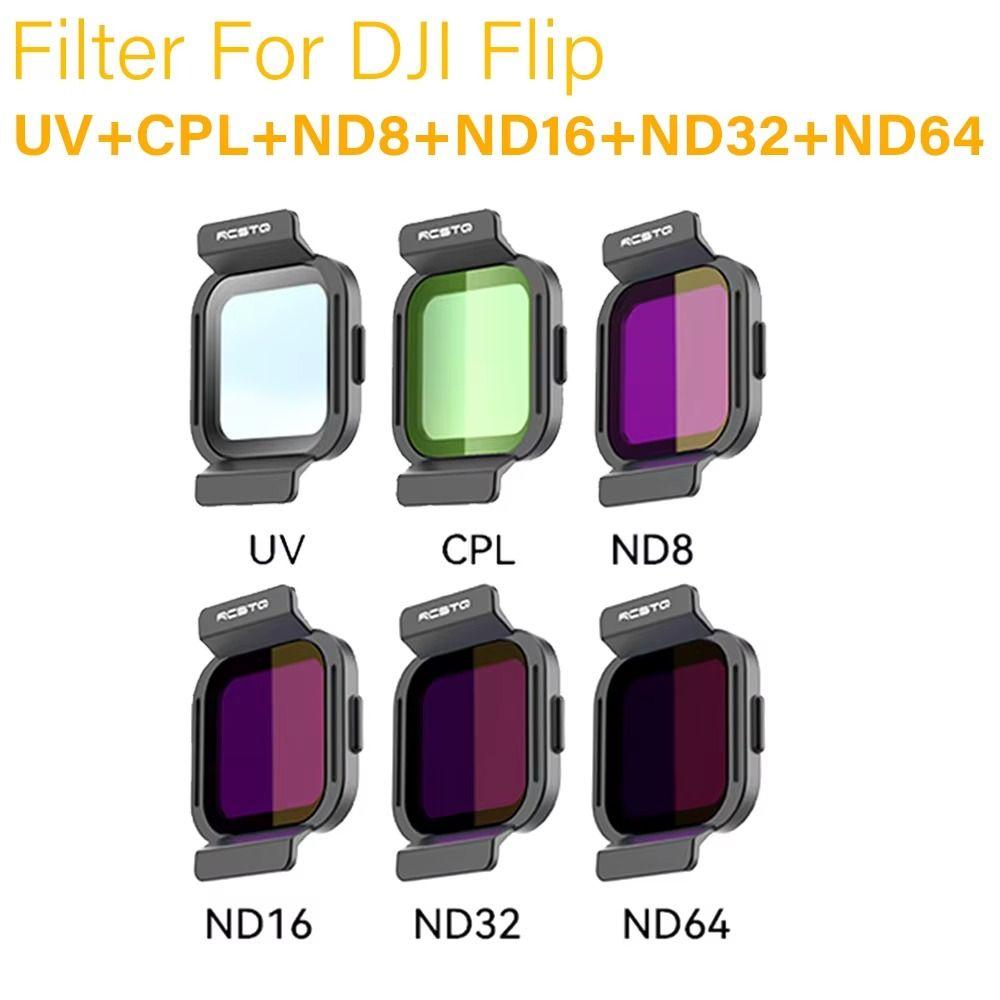 

Snap-on Drone Filter Scratchproof Protect Cover Portable Lens Cover for DJI Filp Aerial Photography UV