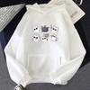 Kawaii cat print men's Harajuku hoodie casual sweatshirt Korean sweatshirt high-quality casual hoodie