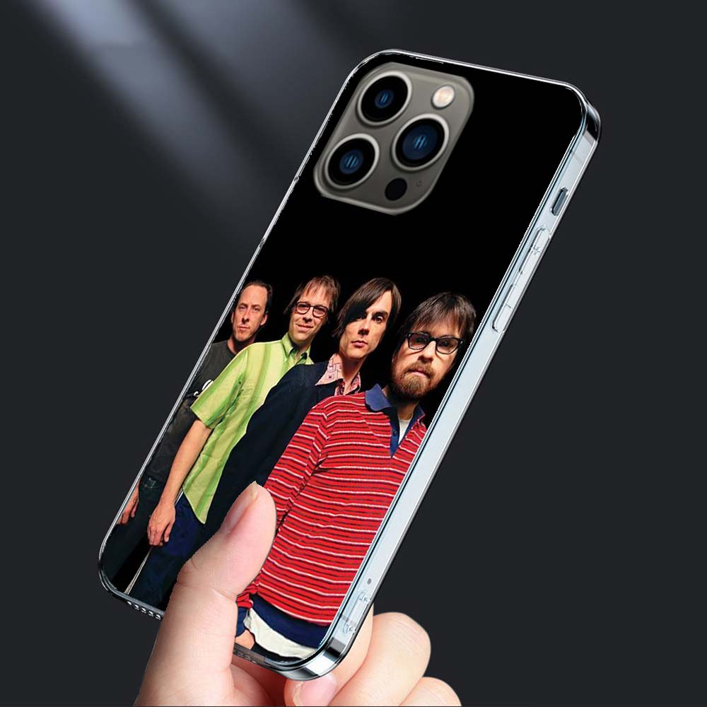 

Band W-Weezer Phone Case For Iphone 16E 15 Pro 14 Plus 17E 16 17 Pro Max Air 11 12 13 Mini Shockproof Capa Cute Cover TPU Cle iPhone 14