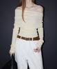 RENEJ Asymmetrical Off-Shoulder Knit