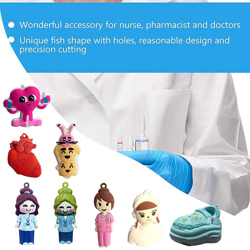 Niedliche Cartoon-Form Medizinische Ampullenflaschenöffner Krankenschwester Arzt Spezial Gummi Spritzenschneider Flaschenöffner Multifunktional