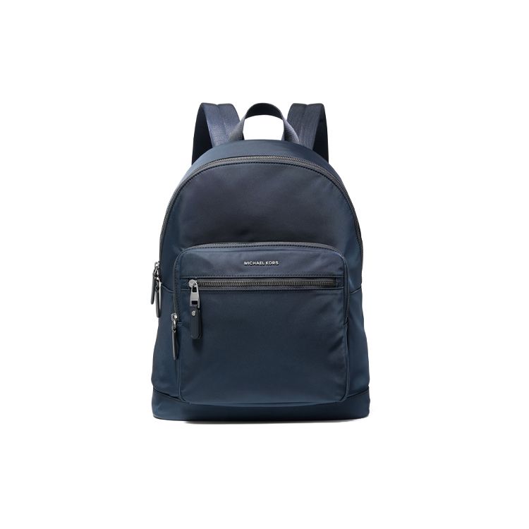 

Michael Kors MK Hudson Large Capacity Solid Color Business Commuter Nylon Polyester Backpack Men Backpack Dark-Blue 33F0LHDB8O-NAVY Basic Set (Bag+Tag)