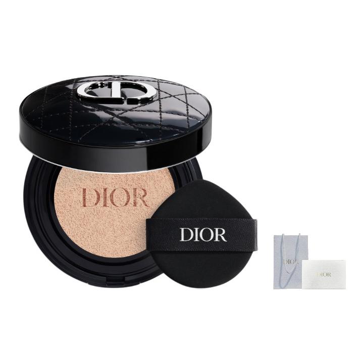 Dior Forever Skin Glow Cushion mit besticktem Cannage-Etui LSF 50 Feuchtigkeitsspendendes Make-up