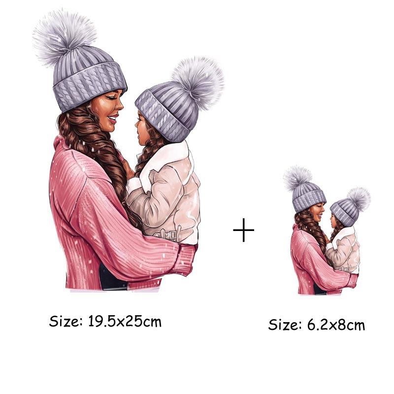 Tolle Mama-Wärmeübertragungsaufkleber, Mama, Baby, Liebe, DIY, zum Aufbügeln, für Kleidung, waschbar, individuelle Aufnäher für T-Shirt, Kleider, Hüte