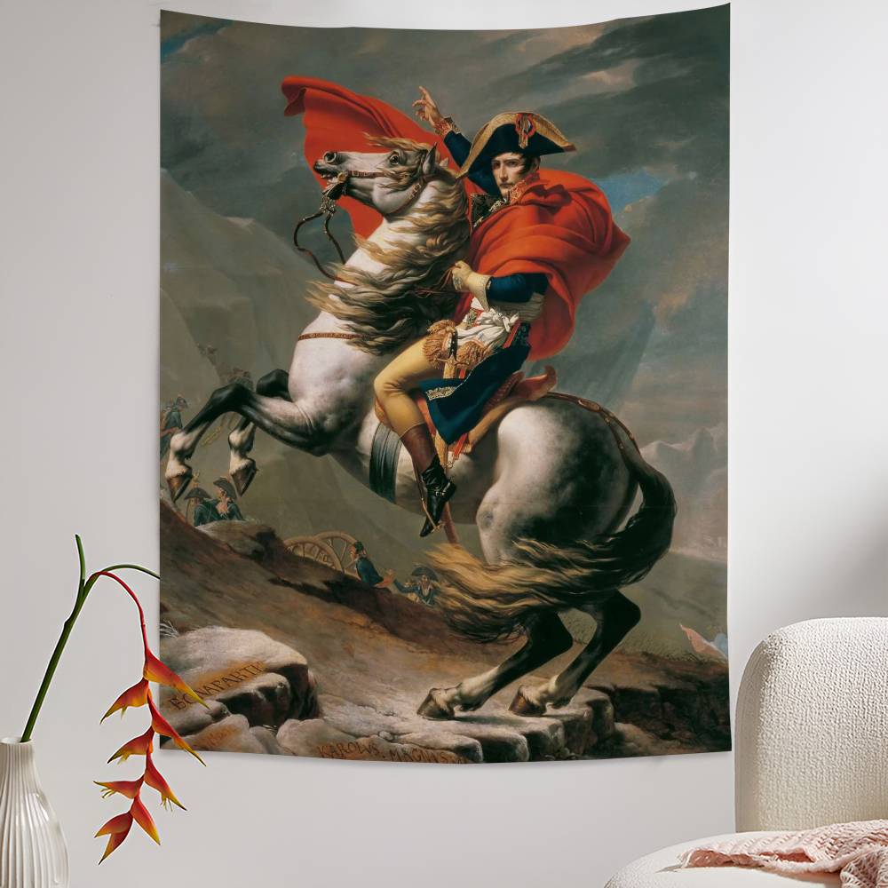 Napoleon Bonaparte Art Anime Tapestry Hanging Tarot Hippie Wall Rugs Dorm Home Decor