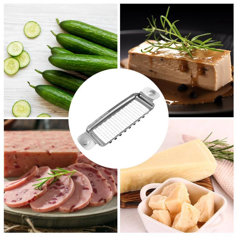 Stainless Steel Cheese Slicer Wire Butter Cheese Slicer Kitchen Stainless Steel Wire Cheese Slicer for Cutting Cheese Butter