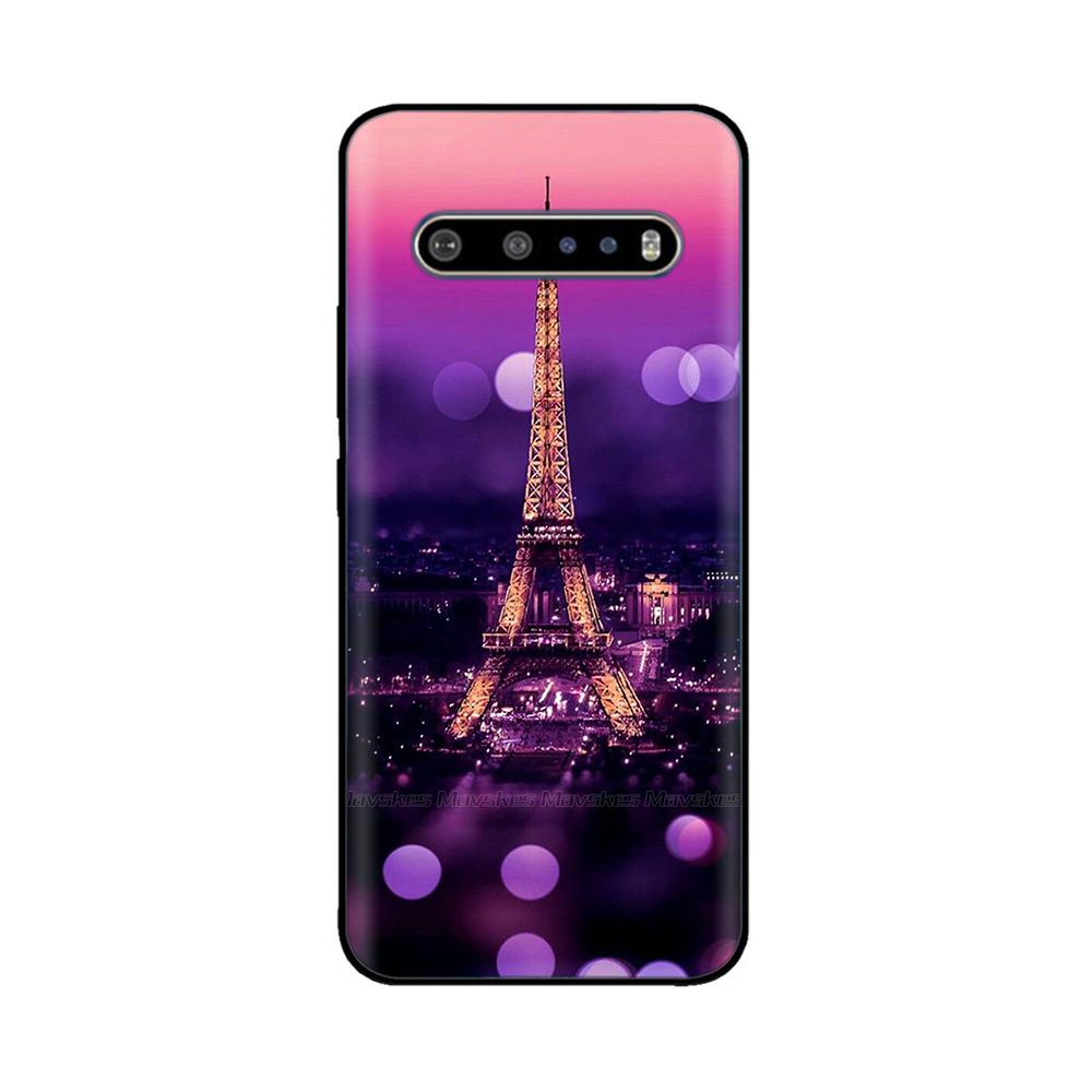 Für LG V60 ThinQ Hülle 6,8" Weiches Silikon TPU Handyhülle Funda Für LG V60 ThinQ 5G V 60 Rückseite lgV60 ThinQ coque Bumper Schale