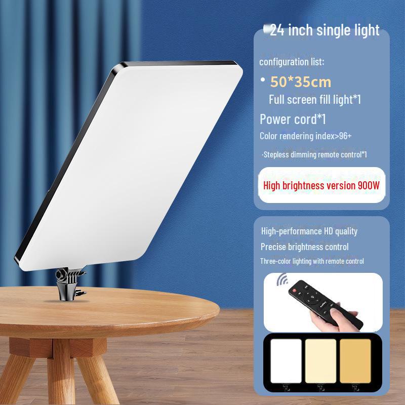 24" Super Large LED Camera Light for Video, Photo, and Live Streaming