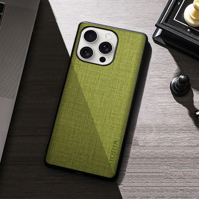 Custodia Per iPhone 16 Pro Plus Max Tessuto Premium Copertura Antiesplosione Per iphone 16 pro max