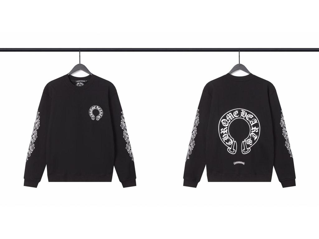 New Chrome Hearts Cross Simple Classic Unisex Round Neck Hoodie Collection